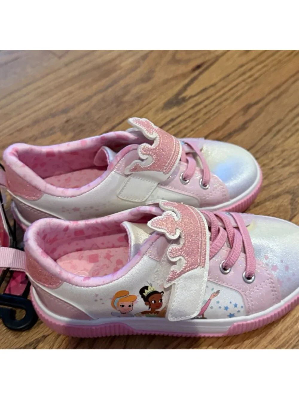 Disney Ground up Princess Shoes Cinderella Pink New Size 10